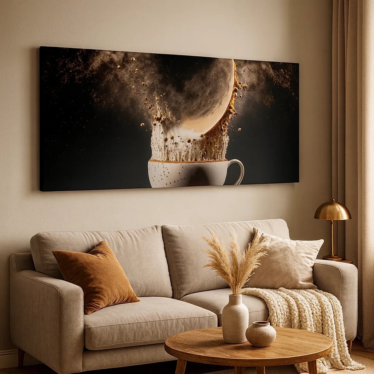 Lærredstryk - Billede på lærred - En eksplosion af smag - 30x30 cm