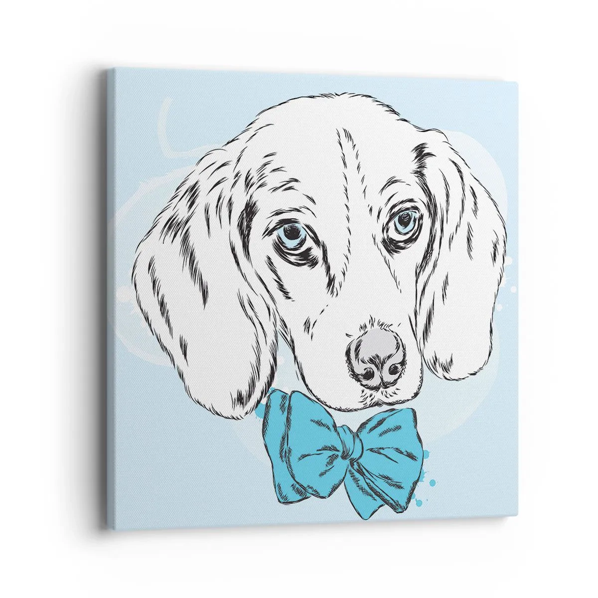 Lærredstryk - Billede på lærred - Elegance for hunde - 40x40 cm