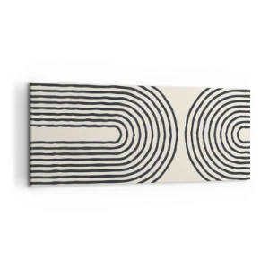 Lærredstryk - Billede på lærred - Kommer snart... - 120x50 cm