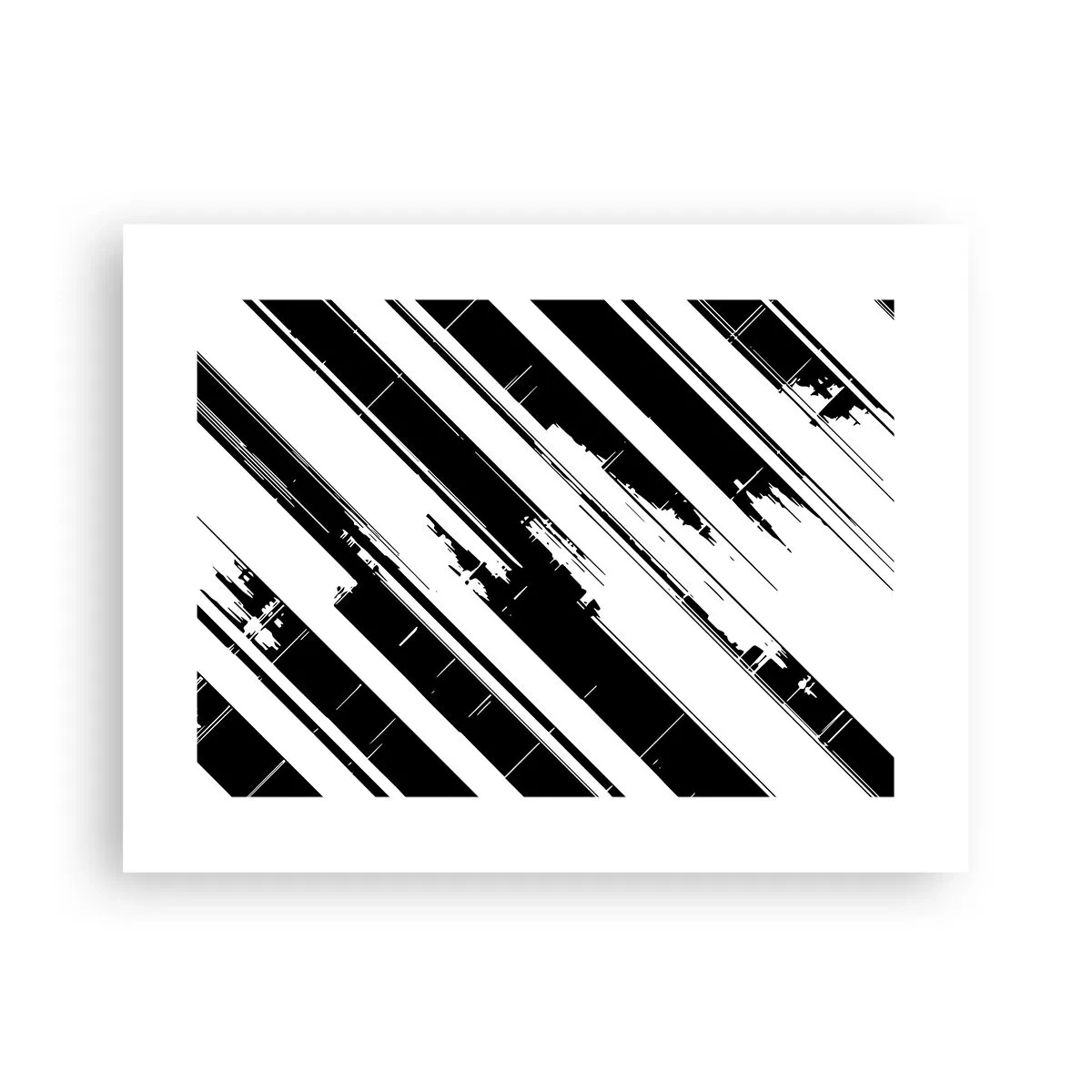 Plakat - Intens og dynamisk komposition - 40x30 cm