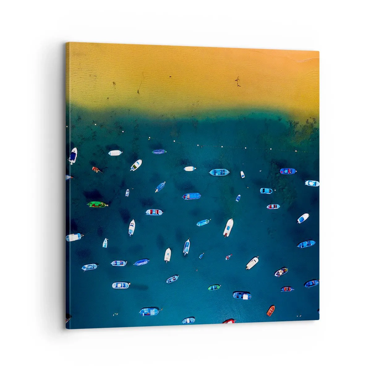 Lærredstryk - Billede på lærred - En ferieleg - 60x60 cm