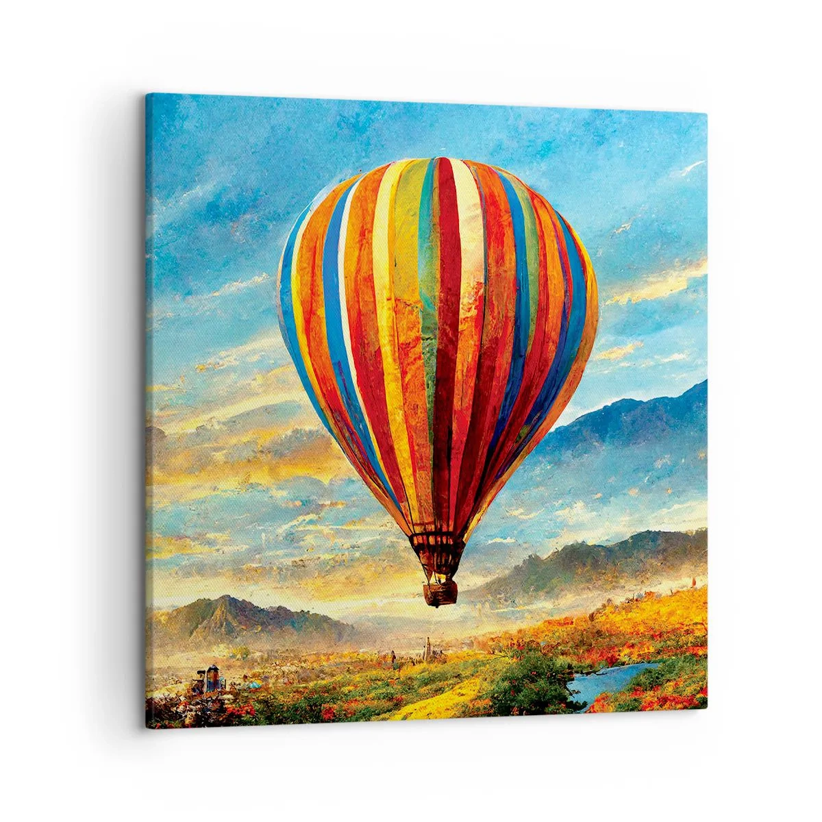 Lærredstryk - Billede på lærred - I stilhed kan du se mere - 50x50 cm