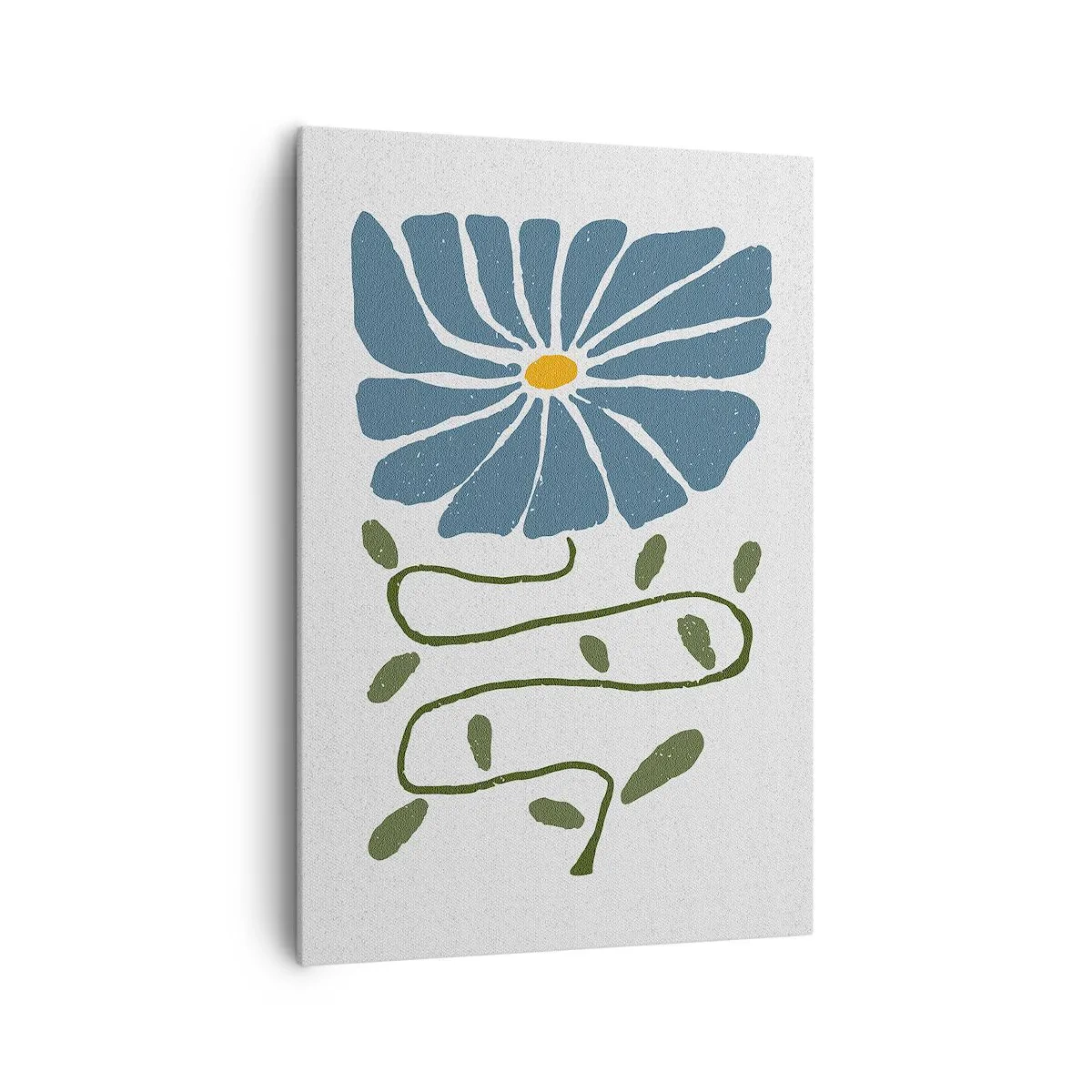 Lærredstryk - Billede på lærred - Fra kvist til blomst - 70x100 cm