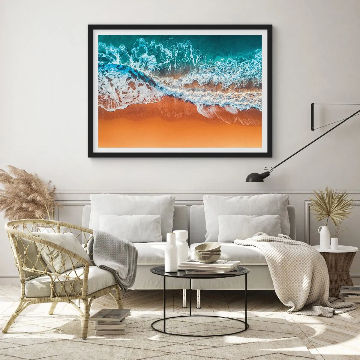 Plakat i sort ramme - Altid i tandem - 70x50 cm
