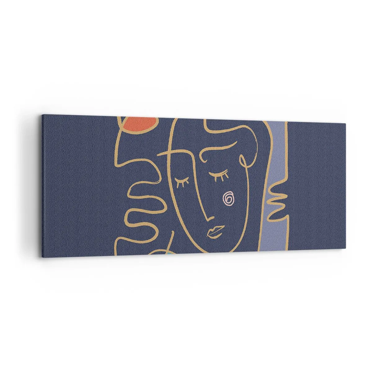 Lærredstryk - Billede på lærred - I drømmerier - 120x50 cm