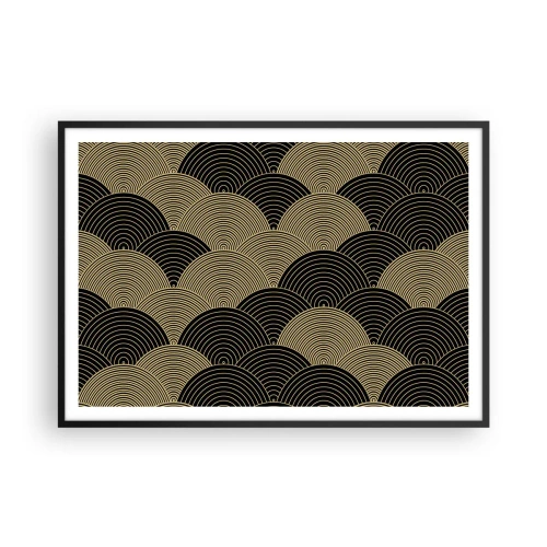 Plakat i sort ramme - Enhed i mangfoldighed - 100x70 cm