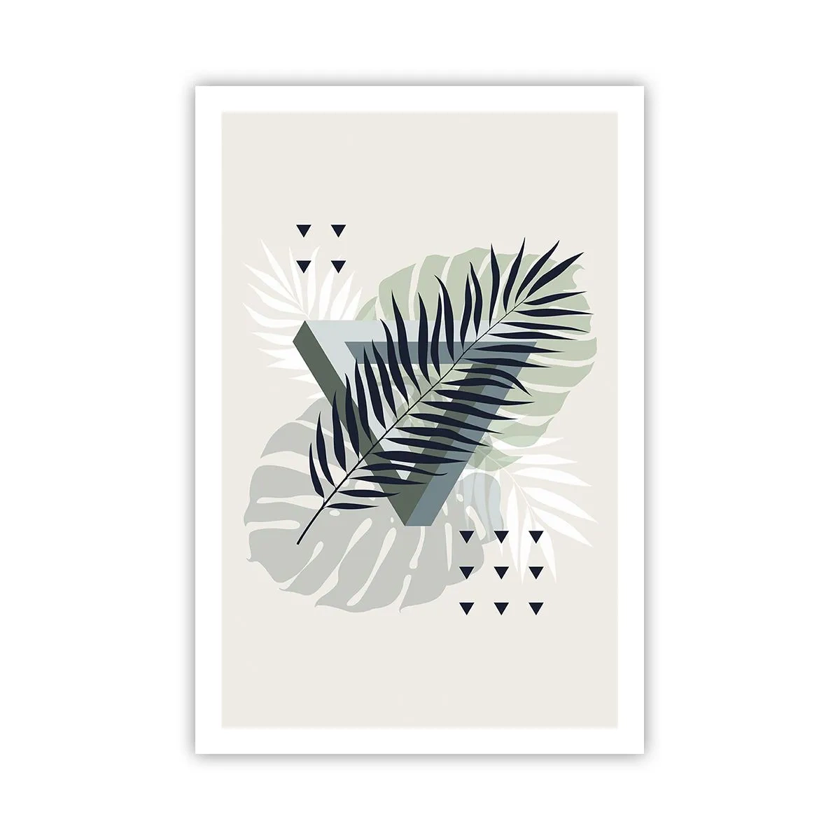 Plakat - Natur og geometri - to ordener? - 61x91 cm