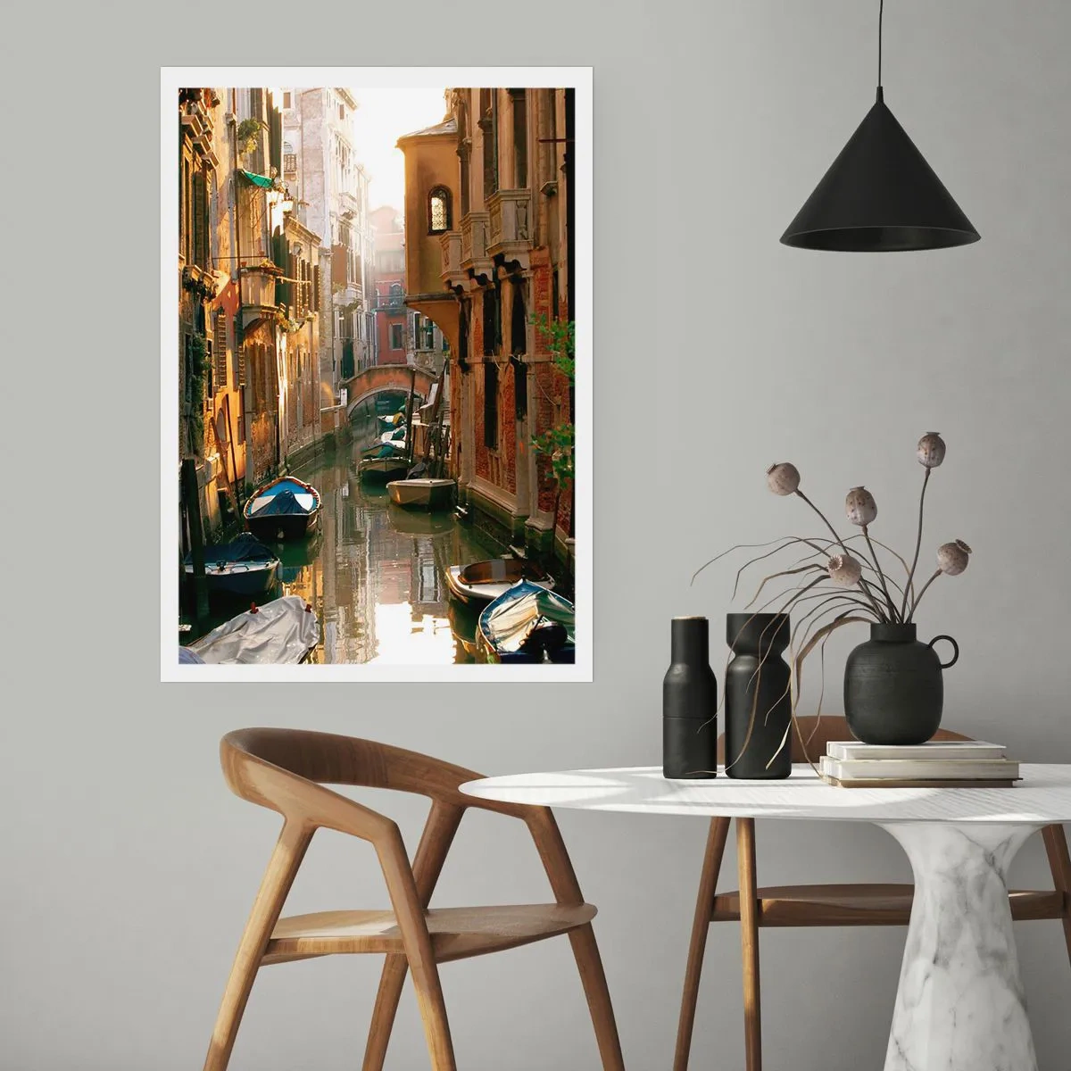 Plakat - I en venetiansk baggyde - 50x70 cm