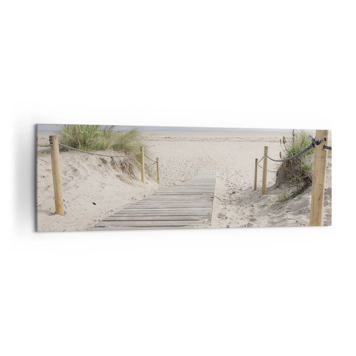 Lærredstryk - Billede på lærred - Ud over horisonten - 160x50 cm