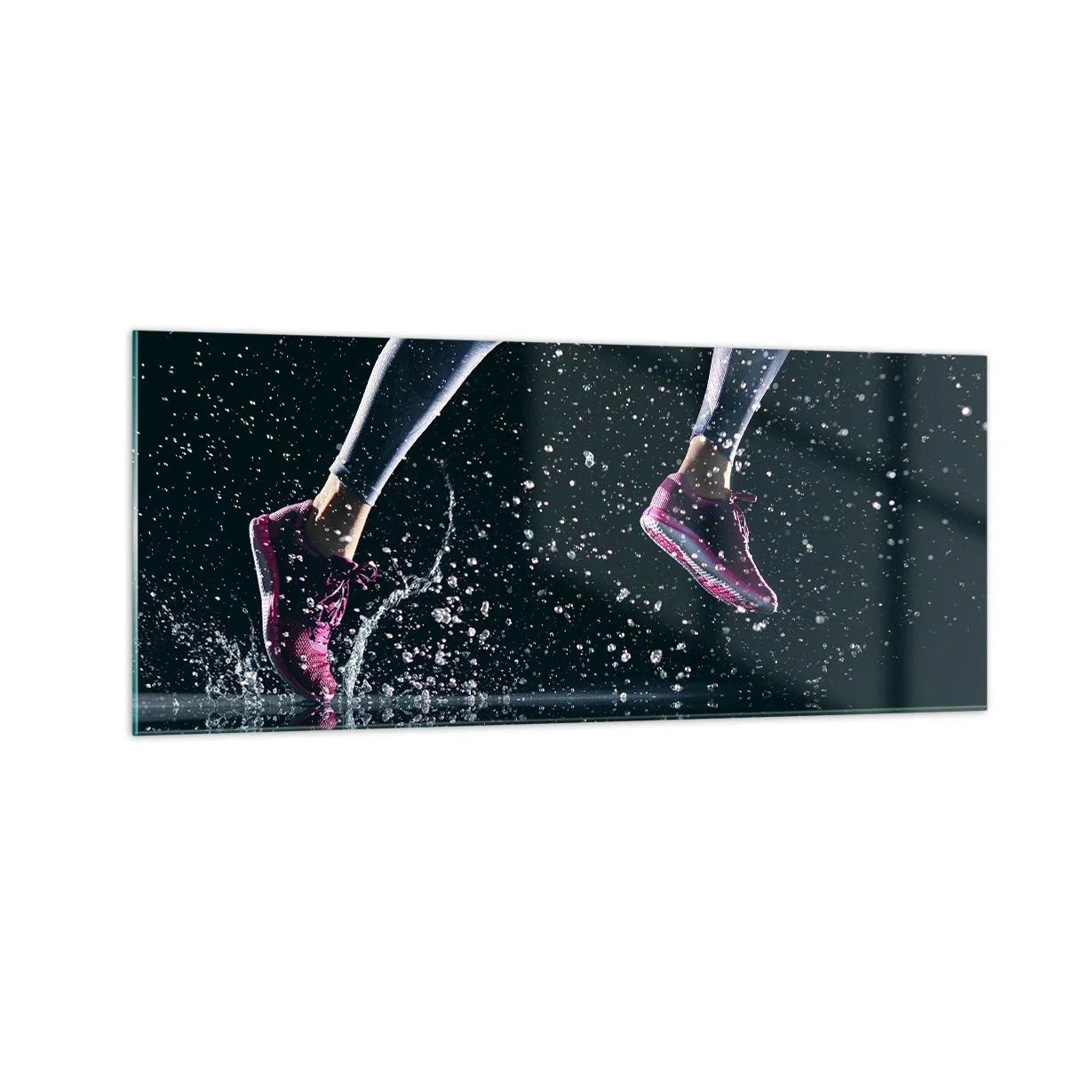 Billede på glas - Så meget som du kan - 100x40 cm