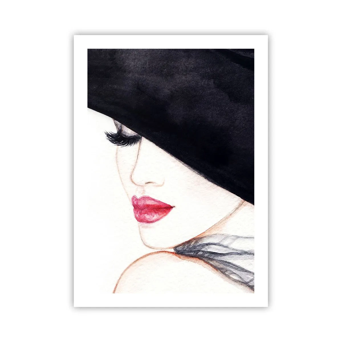 Plakat - Elegance og sensualitet - 50x70 cm