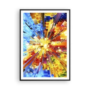 Plakat i sort ramme - In medias res - 70x100 cm