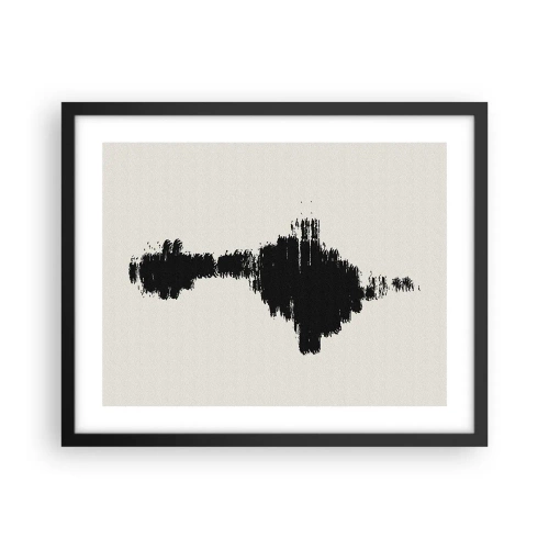 Plakat i sort ramme - Fantasiens vibrationer - 50x40 cm