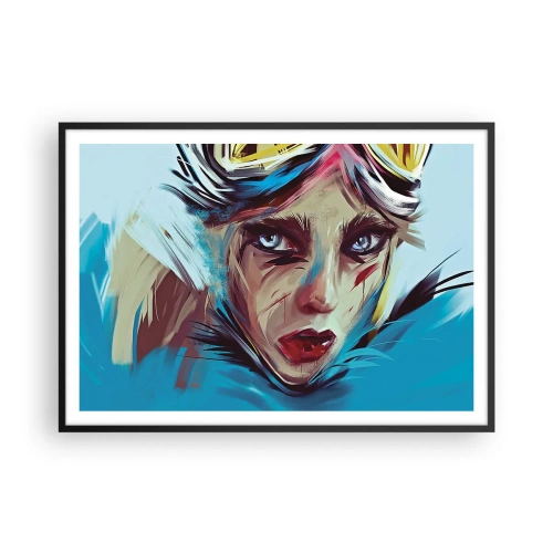 Plakat i sort ramme - Vejkriger - 100x70 cm
