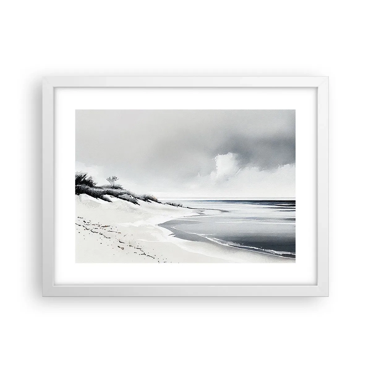 Plakat i hvid ramme - Altid sammen - 40x30 cm