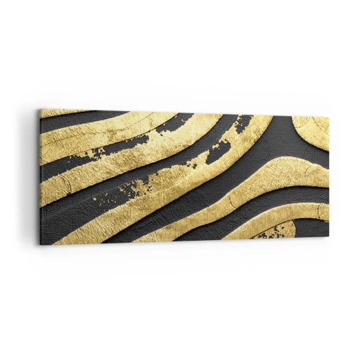 Lærredstryk - Billede på lærred - Alt flyder - 120x50 cm