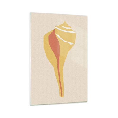 Billede på glas - Organisk abstraktion - vækst - 80x120 cm