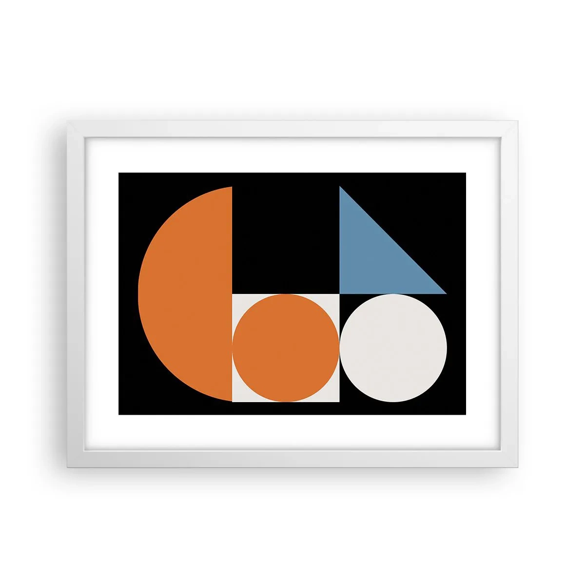 Plakat i hvid ramme - System til figurer - 40x30 cm