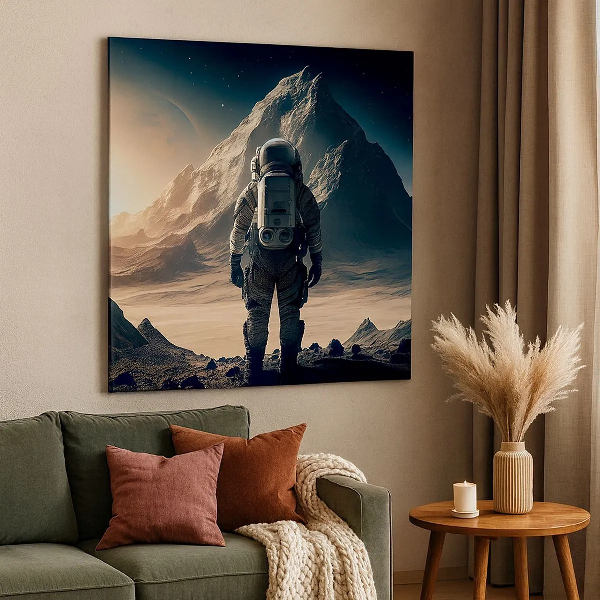 Lærredstryk - Billede på lærred - En ny udfordring - 30x30 cm