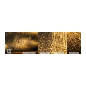 Fototapet Prøve Standard Eco - I den gyldne labyrint - Abstraktion, Stykke, Guld - 100x30 cm