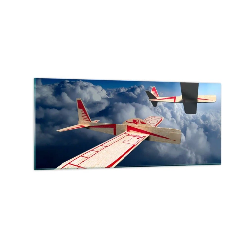 Billede på glas - Endnu højere, endnu længere - 120x50 cm