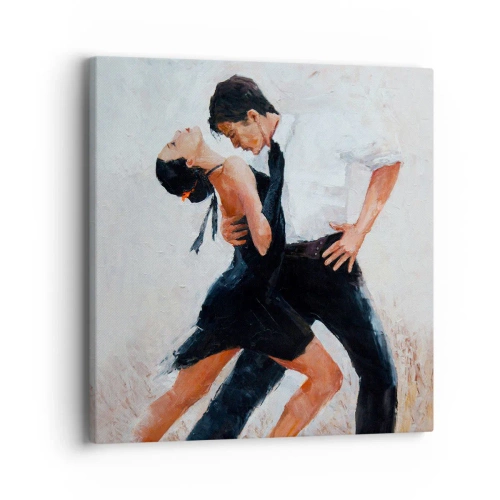 Lærredstryk - Billede på lærred - Mine drømmes tango - 40x40 cm