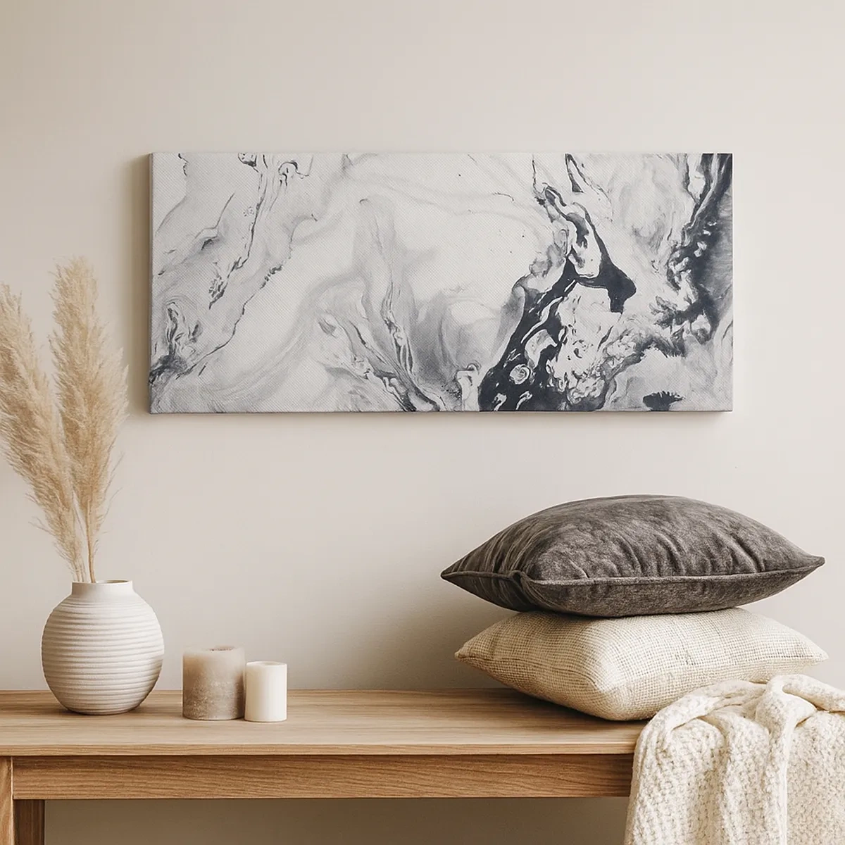 Lærredstryk - Billede på lærred - Jordens indre - 30x30 cm