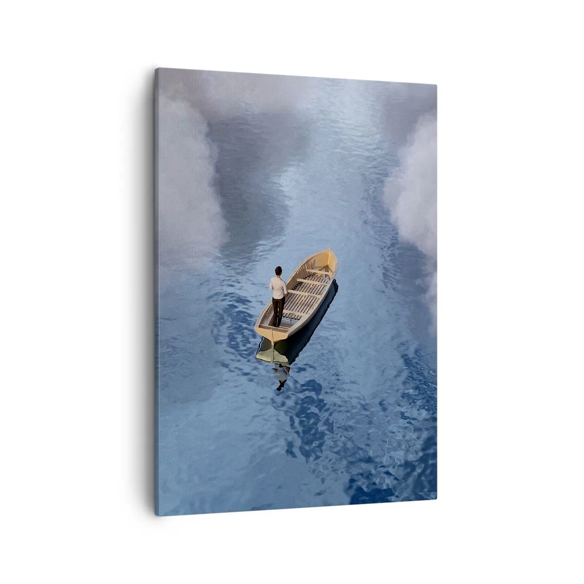 Lærredstryk - Billede på lærred - Livet - rejsen - det ukendte - 50x70 cm