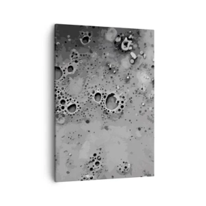 Lærredstryk - Billede på lærred - Som et månelandskab - 50x70 cm