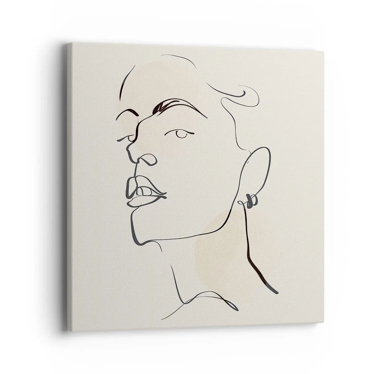 Lærredstryk - Billede på lærred - Et stolt blik - 40x40 cm