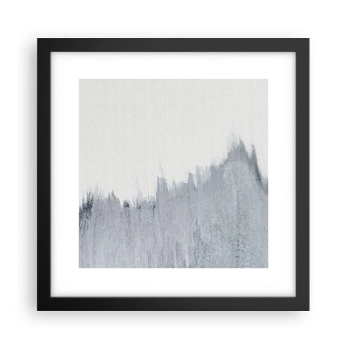 Plakat i sort ramme - Mystisk plade - 30x30 cm