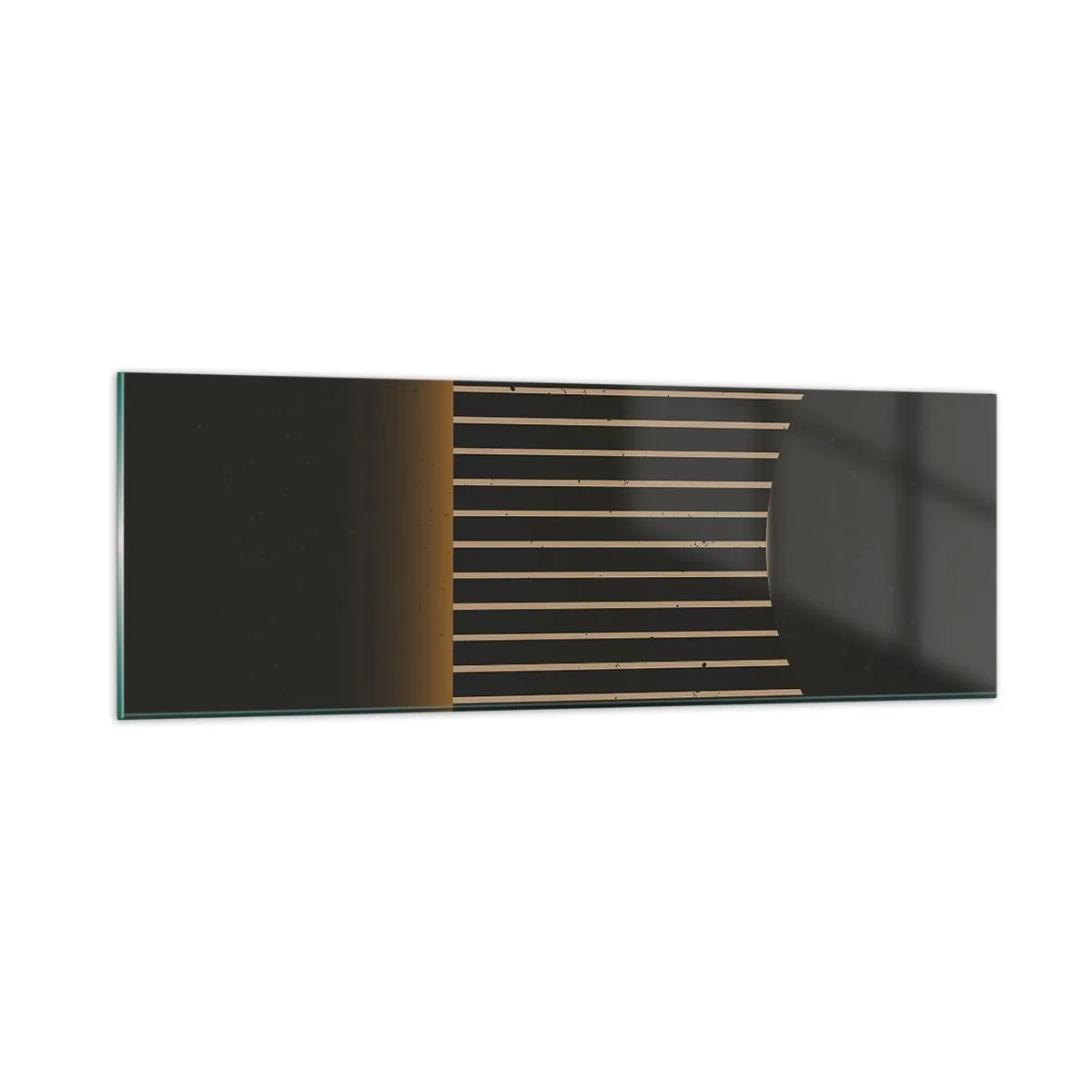 Billede på glas - Udforsk mørket - 90x30 cm