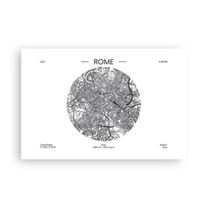 Plakat - Anatomi af Rom - 91x61 cm