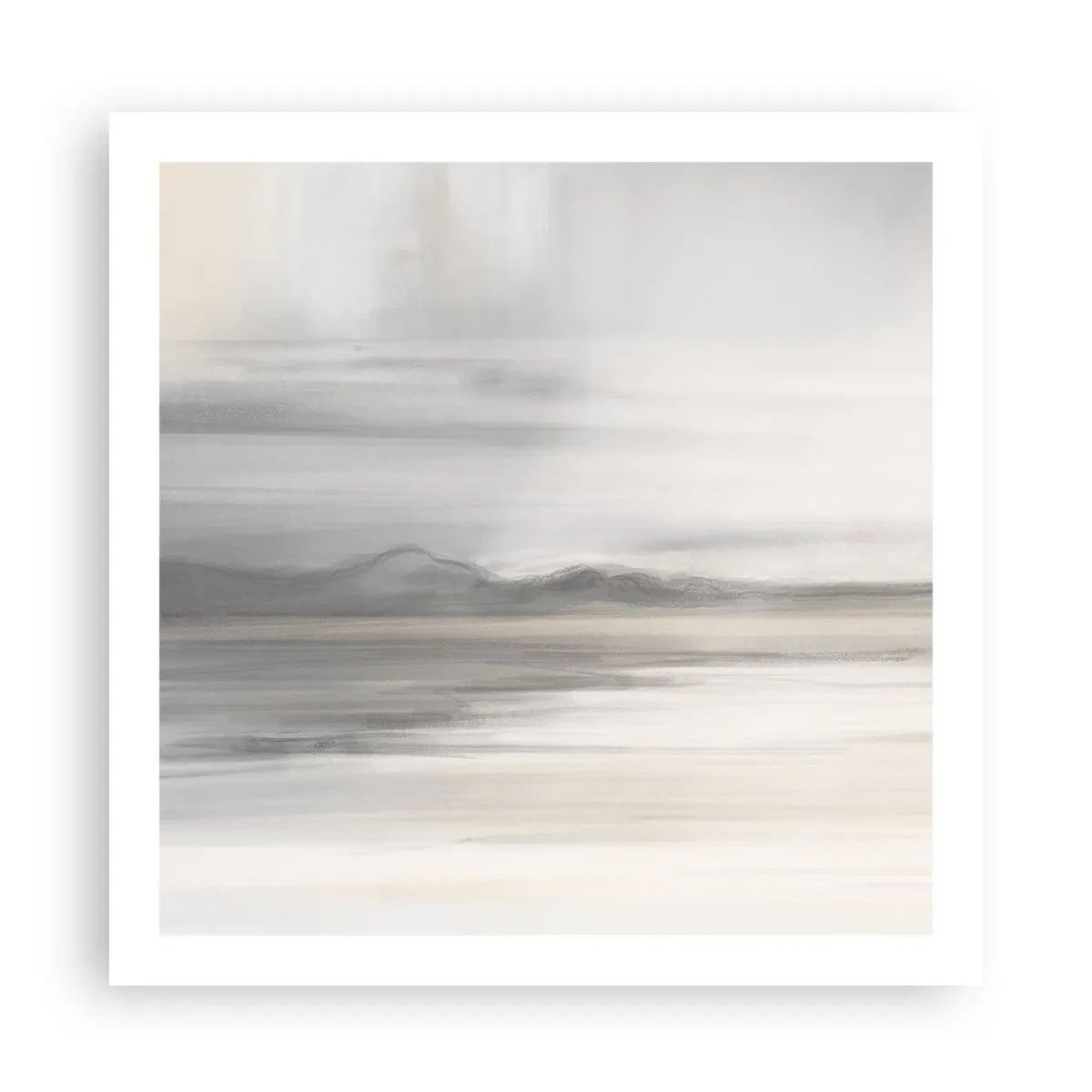 Plakat - En tankevækkende afstand - 60x60 cm