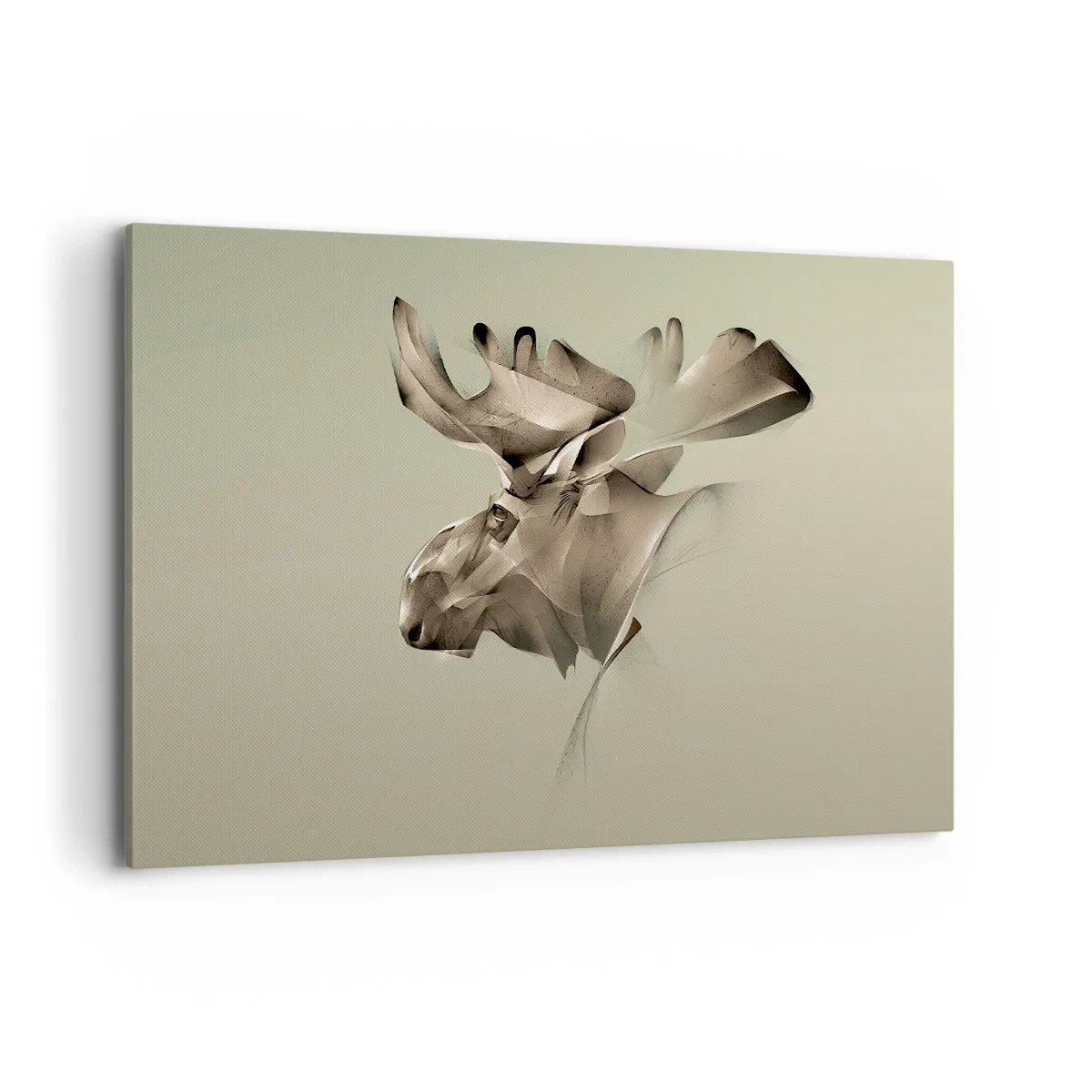 Lærredstryk - Billede på lærred - Den blide kraft af ro - 120x80 cm