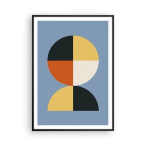 Plakat i sort ramme - Se og tæl - 70x100 cm