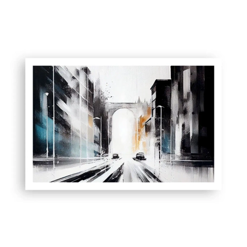 Plakat - Bystudie: arkitektur og bevægelse - 91x61 cm