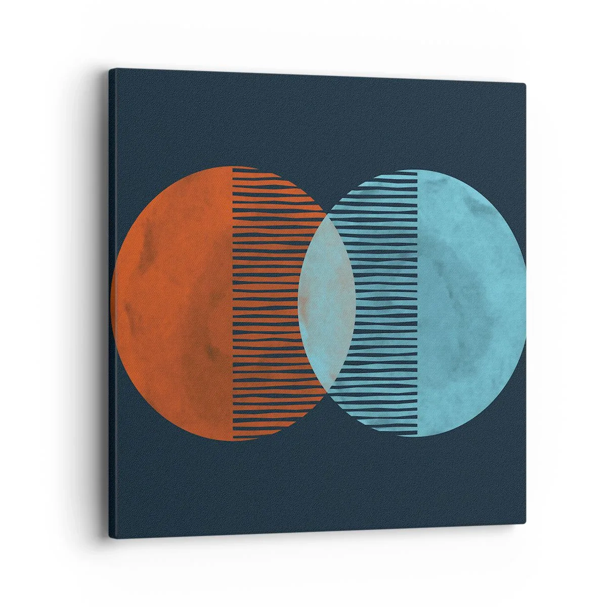 Lærredstryk - Billede på lærred - Astronomisk fantasi - 40x40 cm