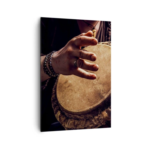 Lærredstryk - Billede på lærred - I hjertets rytme - 70x100 cm