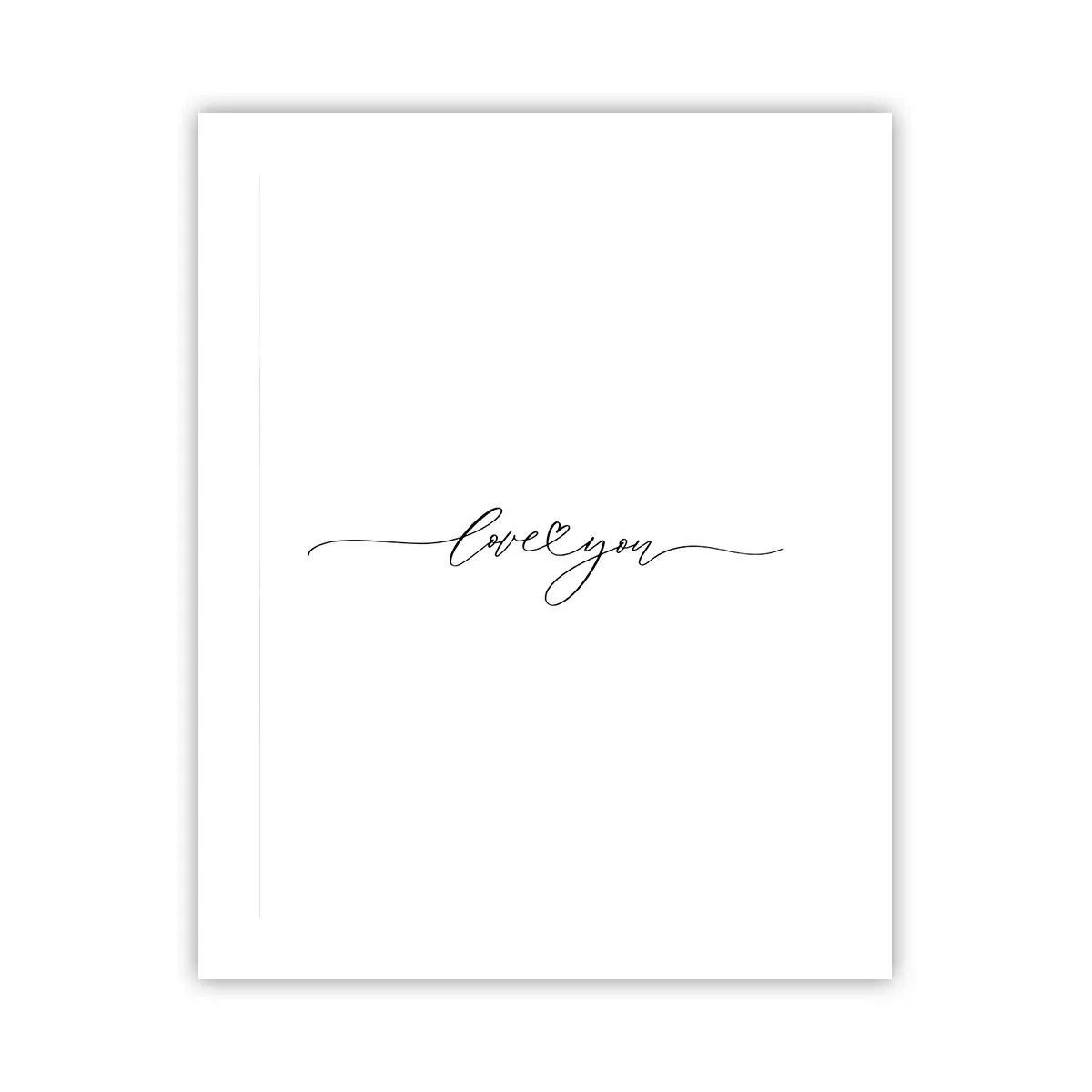 Plakat - Sort og hvid - 40x50 cm