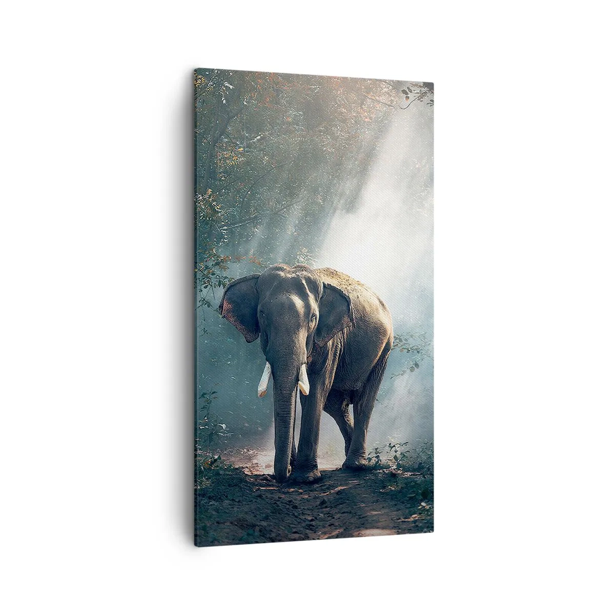 Lærredstryk - Billede på lærred - En fredelig gåtur - 45x80 cm