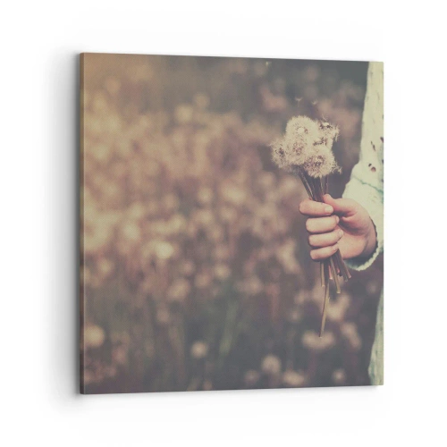 Lærredstryk - Billede på lærred - Behold dem, venligst - 70x70 cm