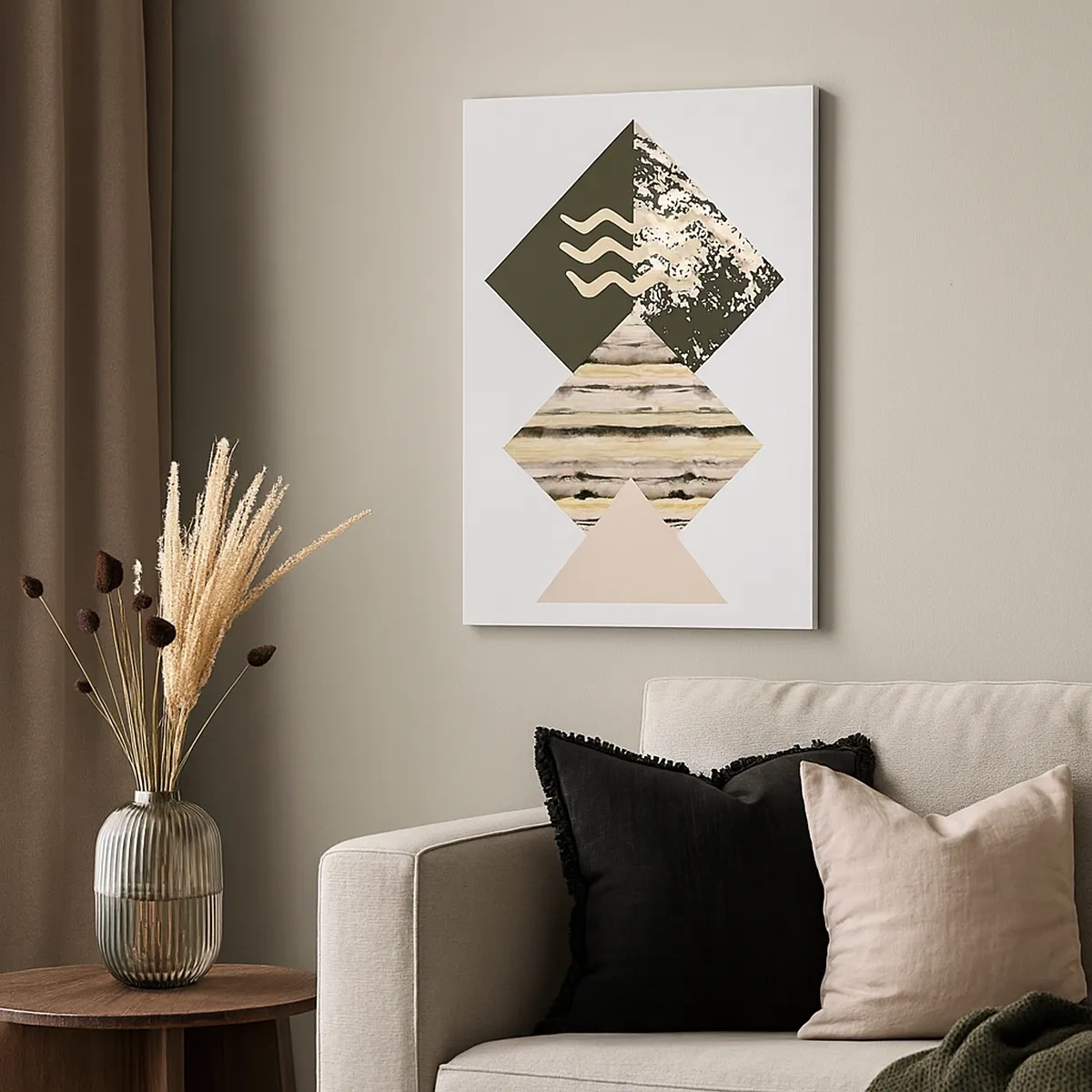 Lærredstryk - Billede på lærred - Ikke så simpelt - 50x70 cm