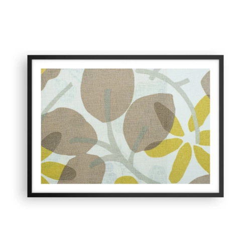 Plakat i sort ramme - Komposition i solskinnet - 70x50 cm