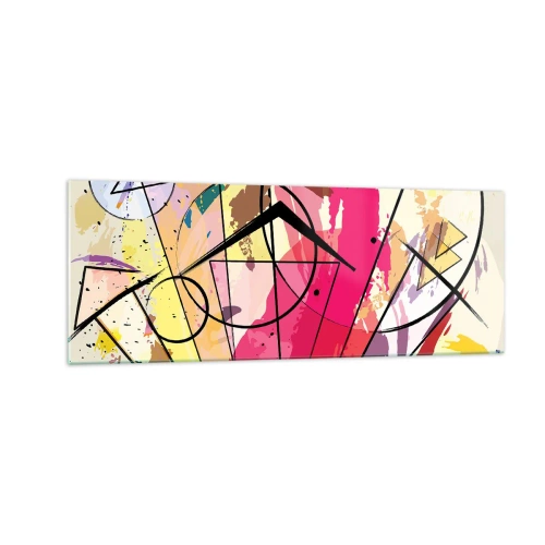 Billede på glas - Eksplosion - 140x50 cm