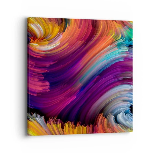 Lærredstryk - Billede på lærred - Begyndelsen på en ny verden - 40x40 cm