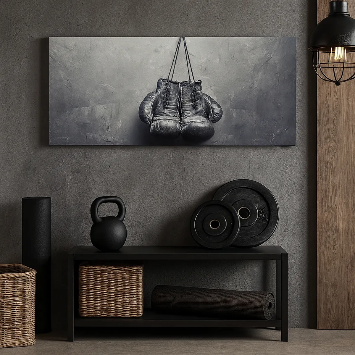 Lærredstryk - Billede på lærred - En tid med kamp og en tid med fred - 30x30 cm