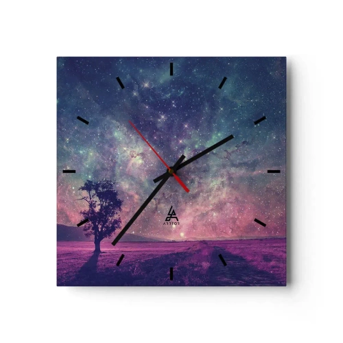 Vægur, Uret - Under en magisk himmel - 30x30 cm