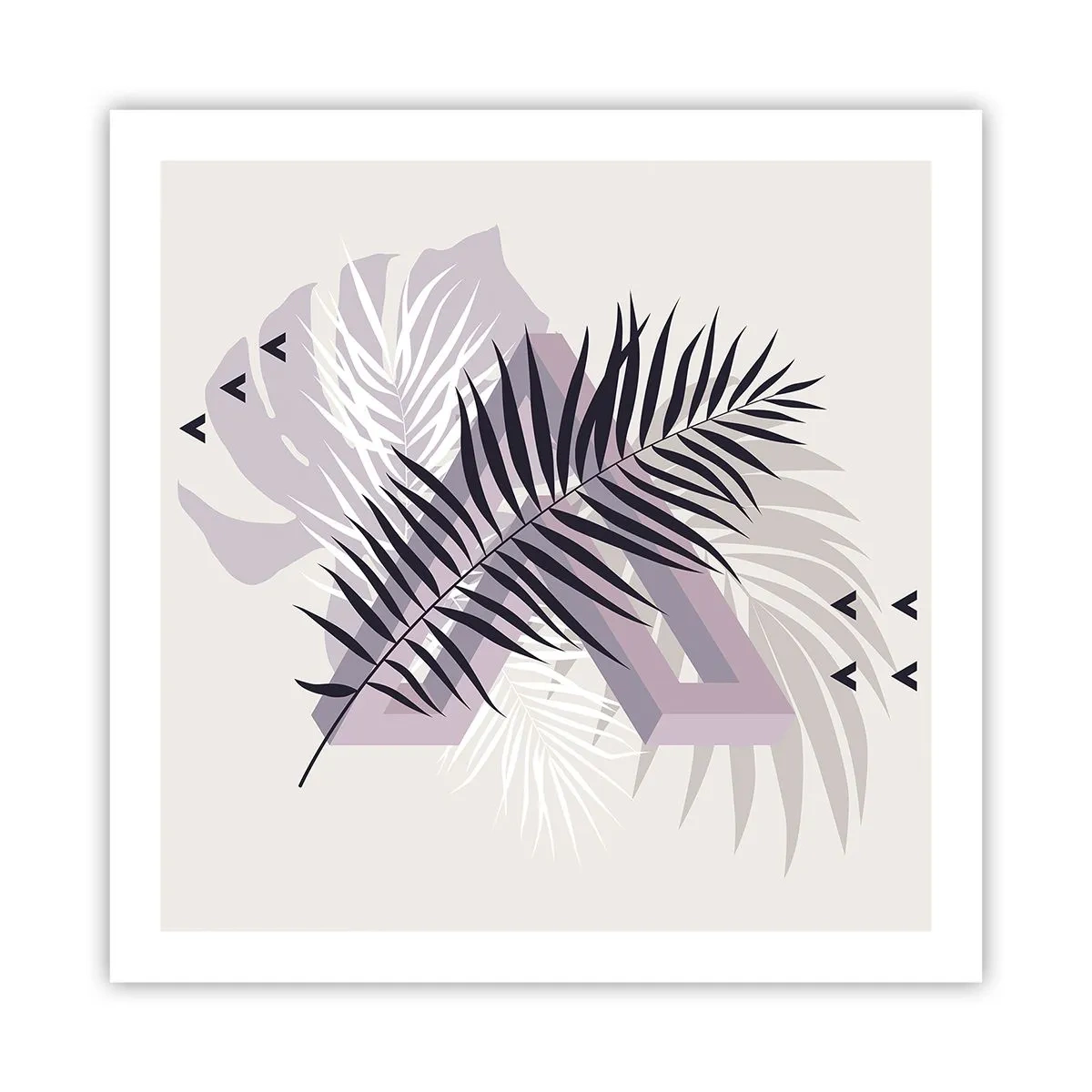 Plakat - Skygge af en skygge - 60x60 cm
