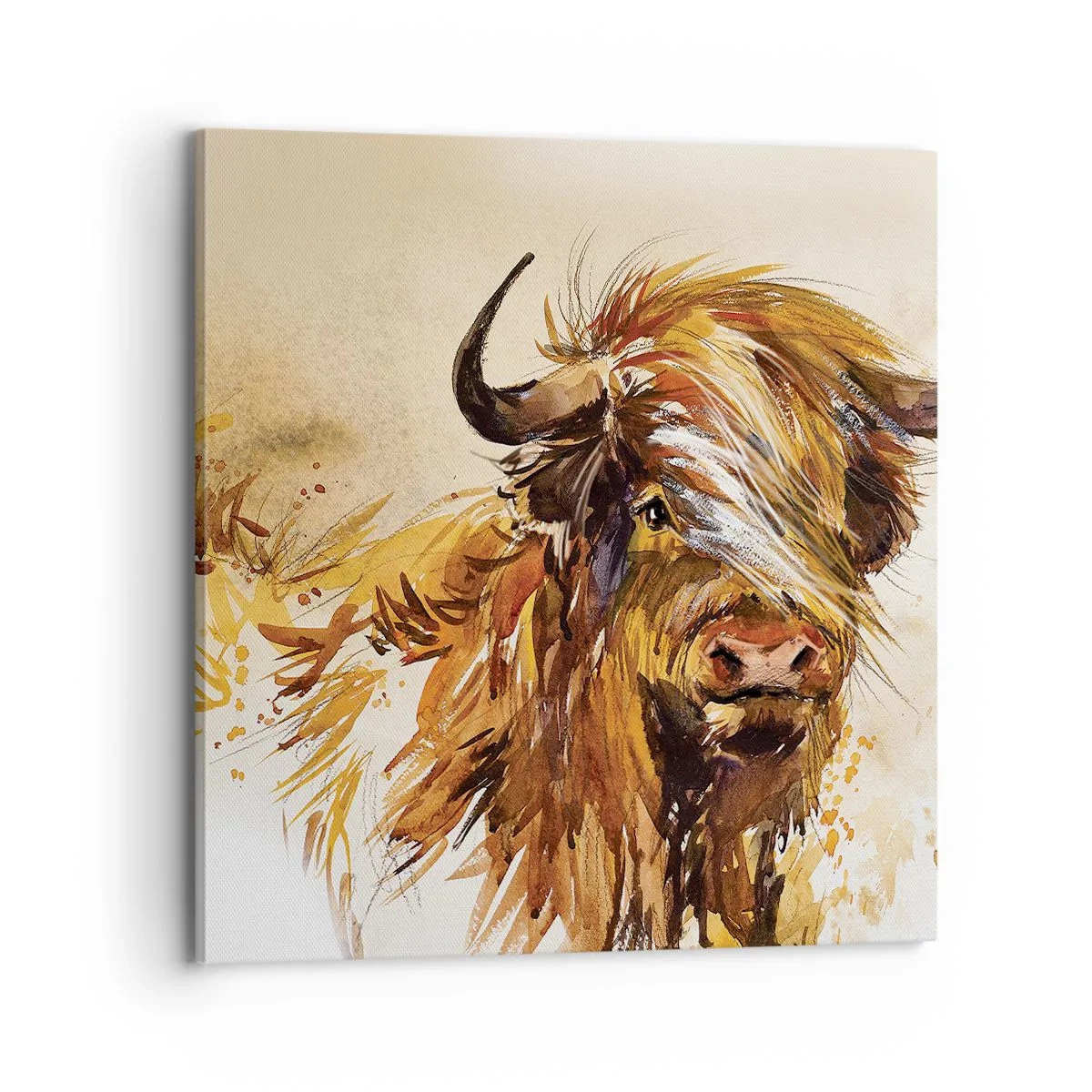 Lærredstryk - Billede på lærred - Jægerens stolthed - 70x70 cm